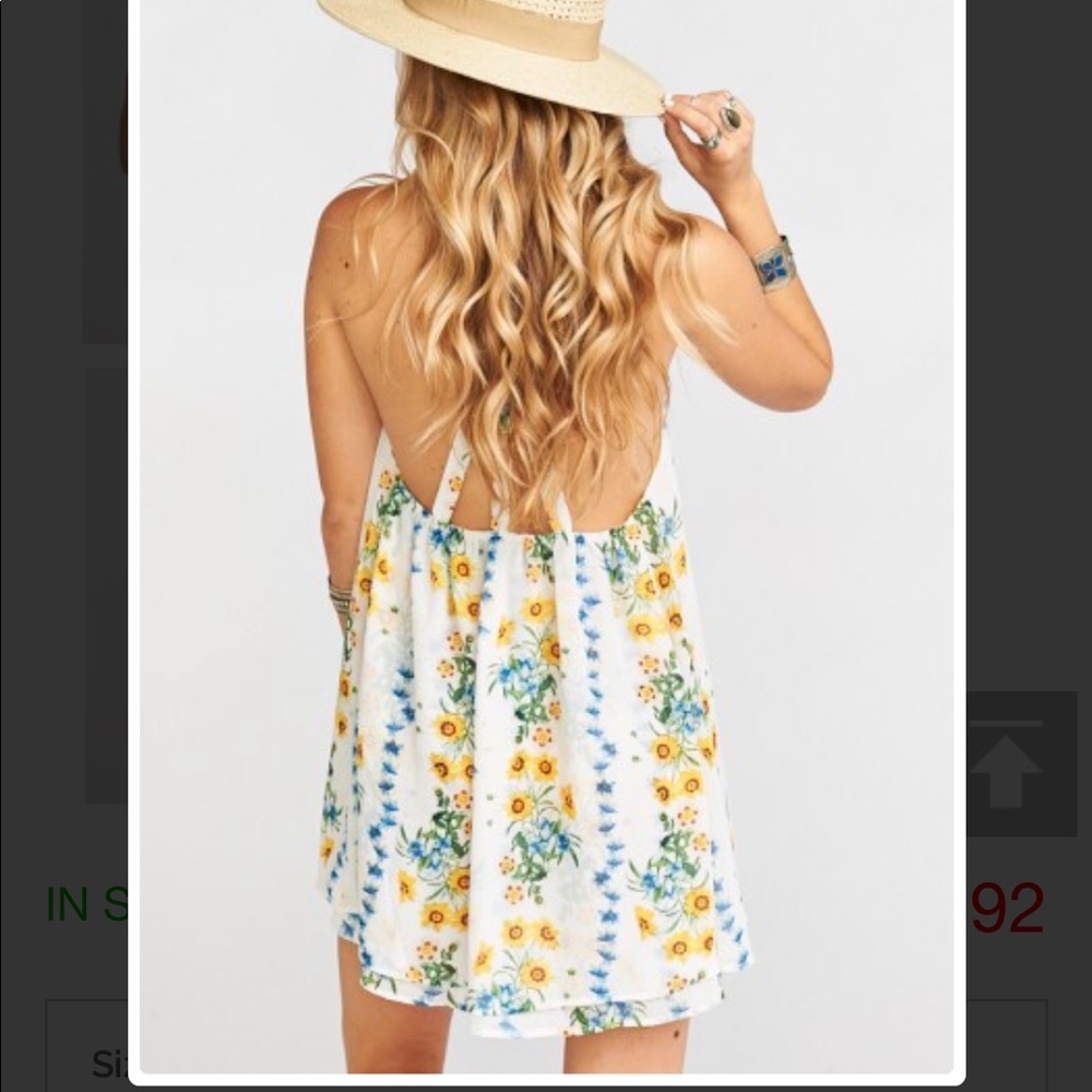 Floral Backless Summer Dress